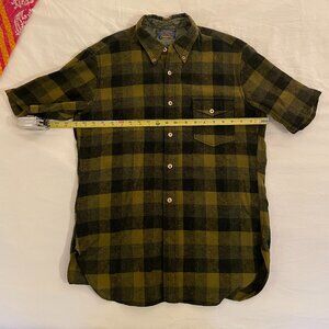 Pendleton Olive Green Flannel - Vintage